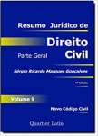 Resumo Jurdico de Direito Civil. Parte Geral - Volume 9 - sebo online