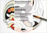 Art Nouveau: Postcard Colouring Book