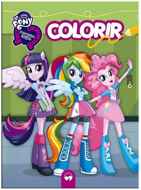 Livro de colorir my little pony vale das letras