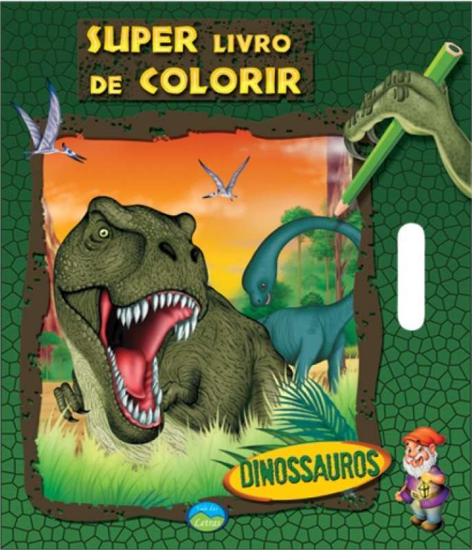 LIVRO DE COLORIR DINOSSAURO - GRACIOSA PRESENTES LTDA EPP