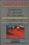 Elementos De Analise Do Discurso 1a.ed. - sebo online