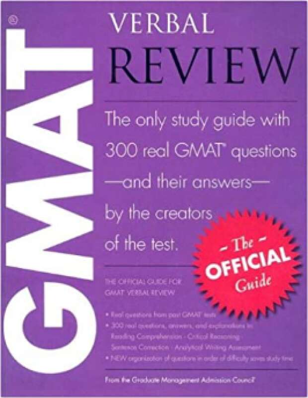 Livro The Official Guide for GMAT® Verbal Review Graduate Management