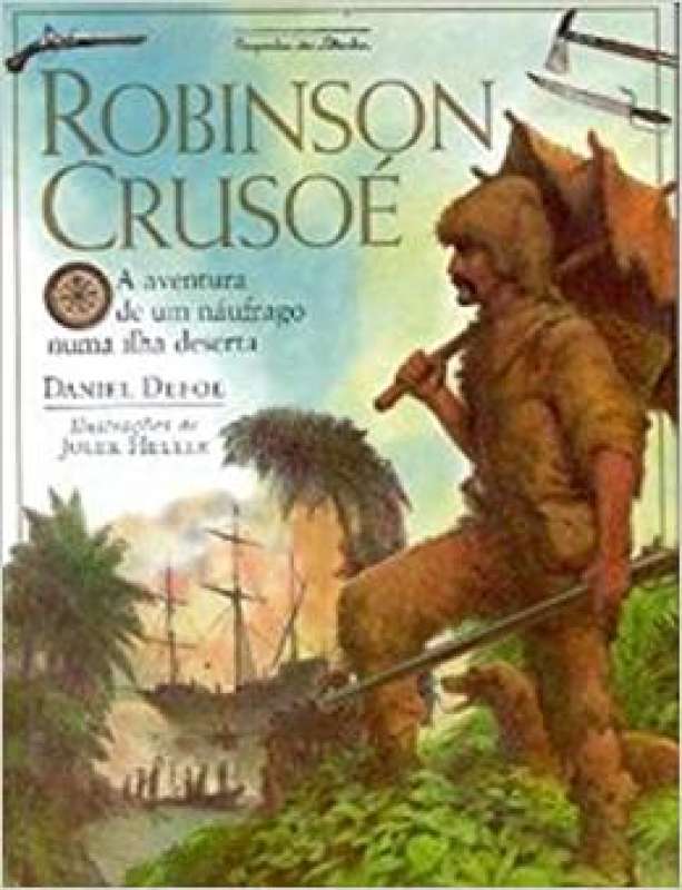 Livro Robinson Crusoé Daniel Defoe Sebo Online Container Cultura